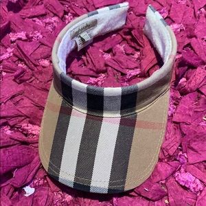BURBERRY visor in classic print
